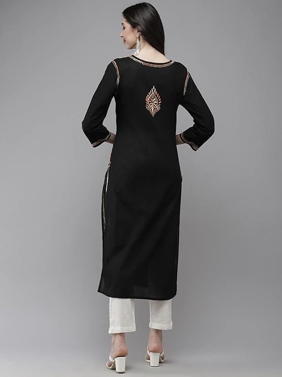hand embroidered lucknowi chikankari cotton kurta kurti for women hand embroidered lucknowi chikankari cotton kurta kurti for women
