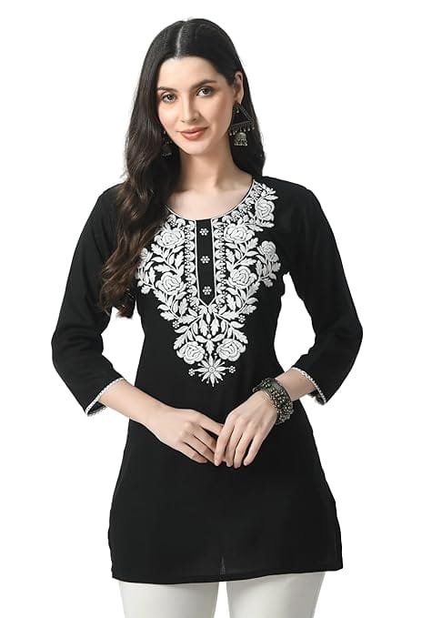 kurti for women short chikankari kurtis for girls, lakhnawi tunic top kurta design for ladies, woman ethnic kurthis & shirt with sleeve kurti for women short chikankari kurtis for girls, lakhnawi tunic top kurta design for ladies, woman ethnic kurthis & shirt with sleeve