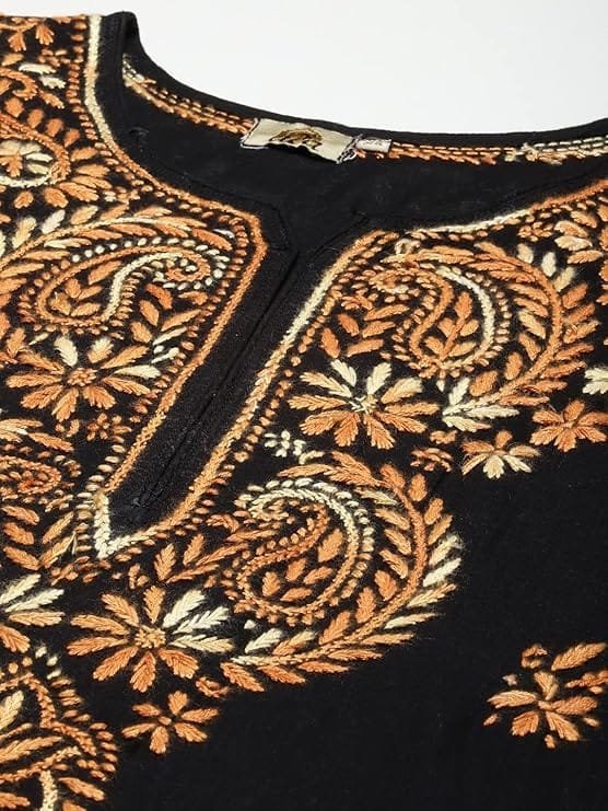 hand embroidered lucknowi chikankari cotton kurta kurti for women hand embroidered lucknowi chikankari cotton kurta kurti for women